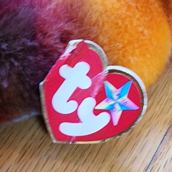 NWT Ty Beanie Buddies Collection "Lizzy" The Multicolored Lizzard Stuffed Animal - Picture 6 of 16